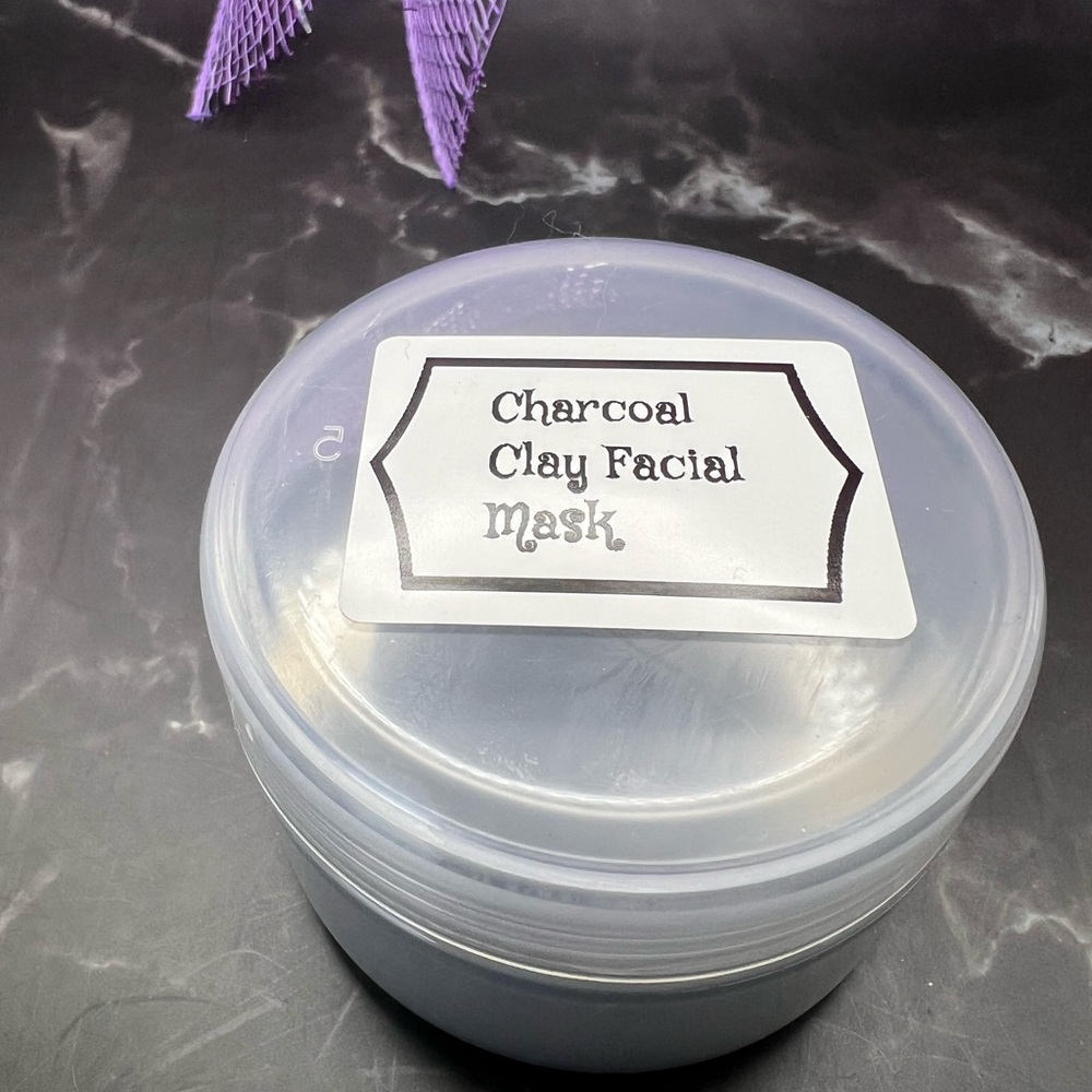 Charcoal Clay Facial Mask - Hand Crafted